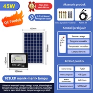 【beli 1 grati 1】200W 500W Lampu Panel Surya Lampu Taman Lampu Dinding Solar light Lampu Surya Lampu