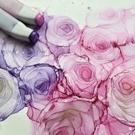 新款酒精畫專用紙 / 酒精墨水藝術 / A4 - 可擦拭乾淨