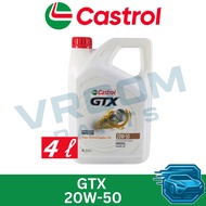 Original Castrol Engine Oil 4L | Castrol GTX 20W-50 (Mineral)