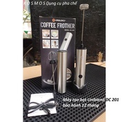 Máy tạo bọt Micro Foarm MF150G đánh cà phê dùng pin sạc - 2 đầu Đánh bot và Đánh trứng