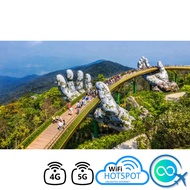 Esim Unlimited data Vietnam 3, 4, 5, 6, 7, 10 days 4G 5G with hotspot