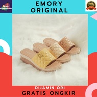 SANDAL WANITA SLIP ON EMORY SENDAL PESTA SELOP CEWEK ASLI shanya 5062