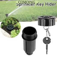 COMOING Key Cash Box, Impact Resistant Simulated Sprinkler Sprinkler Key Hider, Outdoor ABS Waterpro