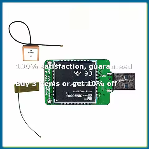 SIMCOM SIM7600G H USB Dongle+Antenna HSPA+ GSM GPRS EDGE UMTS LTE 4G Cat4 Module for SIM7600 SIM7500