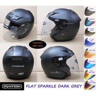 GRAYFOSH JF3 Helmet -  FLAT SPARKLE DARK GREY ( Size : L ) XDOT TSR KYT ARC BELL BKP MAGNUM SGV SHOIE MS88