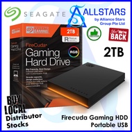 (ALLSTARS : We are Back / Gaming PROMO) Seagate FireCuda Gaming HDD 2TB Portable USB Hard Drive (STKL2000400) / USB3.2 bus-powered (Warranty 3years with Seagate SG)