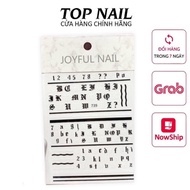 Decorative sticker Pieceg,sticker code 739