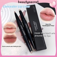 24h Shipping Sweetmint lip liner Double Head Concealer Lip Liner Outline Lip Doodle Lip 2-in -1 Nude