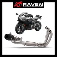 RAVEN Motorcycle Exhaust Pipe CFMOTO 675SR SR-R Under Body Exhaust Muffler