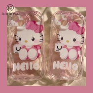 Redmi A1 Redmi A2 Redmi 9A Redmi 9C Redmi 9T Redmi 10 Redmi 10C Note 9S Note 11S 4G Note 9 Pro 4G Redmi 11 Prime 5G Pink Smudged Kitty Cat Silicone Phone Case