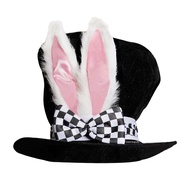 [READY STOCK]  Prom Suit for Guys Black Rabbit Hat Velvet Top with Ears