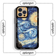 Van gogh starry night square edge iphone case 6plus/6s/6splus/7/7plus/8/8plus/x/xs/11/12/pro/max/plu