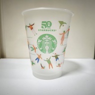 星巴克 50 週年紀念限量的可重複使用隨行冷飲杯（Starbucks 50th Anniversary Reusable Cold Cup）