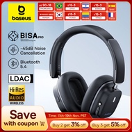 Baseus Bowie 30 Max Bluetooth Headphones 45dB Noise Cancellation Hi-res LDAC Over Ear Headset 3D Spa