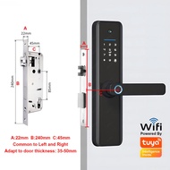 Holakay Tuya wifi Smart Castle fechadura waterproof eletronica biometria Digital Electronic fingerp