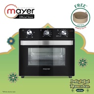 [Raya Special] Mayer 24L Airfryer Oven MMAO24 / Double Glass Door/ Adjustable Temperature/ Convection Oven/ 5 Function/ Suit for 10-15pax/ Healthier/ Less Oil/ Smokeless/ Hassle Free/ Gathering/ 1 Year Warranty