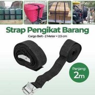 Cargo Belt for Cars and Motorcycles, 2 Meters x 2.5 cm Long