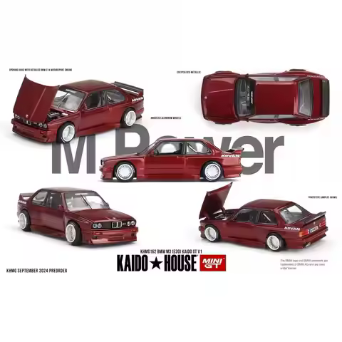 Kaido House X Minigt 1:64 Bmw M3 E30 Alloy Car Model 162
