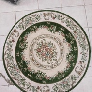 Imported anti-slip 118 cm round carpet, 7 mm thick, H85M