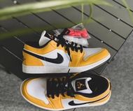 air jordan 1 low orange laser original