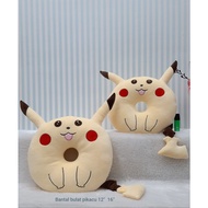 Pokemon Doll Pillow 12"/ 30x30cm/ Pikachu Round Pillow Character Pillow