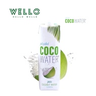 Just Picked Coco Water | 1L x 6 PKT | Pure Coconut Water | Unsweetened Tetra Pack | Office