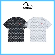 [EVISU] Loose Fit Hills Embroidery Logo Print  T shirt / EVISU short sleeve shirt /  EVISU t shirt  / evisu korea / Evisu authentic t shirt / korea authentic evisu loose fit hills unisex round t shirt