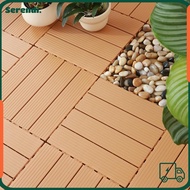 SERENDI Flooring Tiles, 30x30cm PVC Garden Flooring Sheets, Outdoor Artificial Corrosion Resistant W
