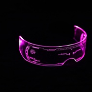 LED Colorful Luminous Glasses Sci-Fi Luminous Party Bar Music Festival Technology Glasses Handsome H