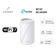 TP-Link BE63 Tri-Band WiFi 7 BE10000 (2-Pack) Whole Home Mesh System- 6-Stream 10 Gbps, 4x2.5G Ports