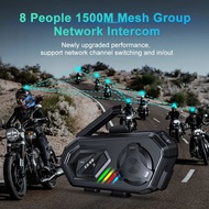 X3-V8 Intercom Helmet Intercom Bluetooth/Mesh Intercom 8 people mesh Intercom