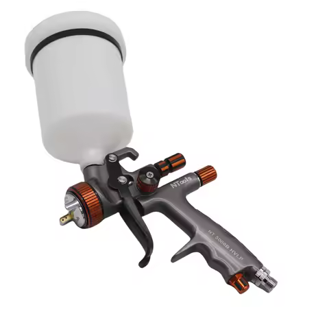 HVLP Spray Gun 1.3mm Nozzle Air Paint Spray Gun Water Based Air Spray Gun Airbrush for Car Painting 