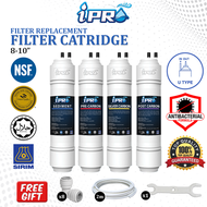 iPRO Water Filter Cartridge Replacement Filter Bundle Set - U-Type - Antibacterial / Alkaline / Ultr