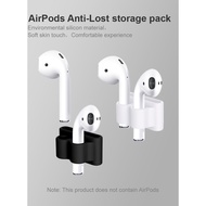 [SG] Apple Airpods 3 Pro 2 1 - Anti Loss Storage Pack Case Hook Apple Watch Clip Strap Slip Skid Jogging Exercise Black