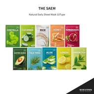 [THE SAEM] Natural Daily Sheet Mask 10Type Daily Mask Sheet