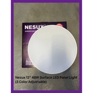 Nesux 12” 48W Surface Led Panel Light (3 Color Adjustable)