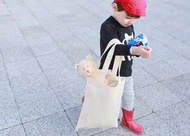 [my little star]棉麻手工購物袋