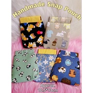 Handmade Snap Pouch/Pinch Pouch/Squeeze Coin Pouch (Good Quality)