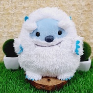MATA Yeti White Blue Doll Yeti Monster Doll Yeti Hard Eyes Doll