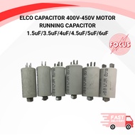 ELCO CAPACITOR 400V-450V MOTOR RUNNING CAPACITOR 1.5uF/3.5uF/4uF/4.5uF/5uF/6uF