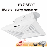 BSBOSS Ceiling Type Living Room Exhaust Fan (8"/10"/12"/14"/20")