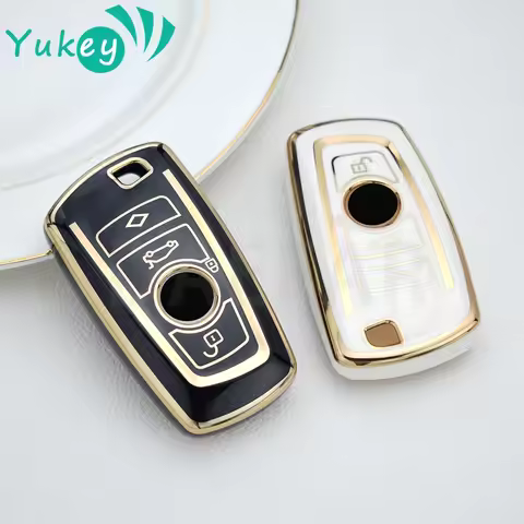 3 Buttons TPU Car Key Case For BMW F10 F20 F30 335 328 535 E90 E92 E93 1 2 3 5 7 Series Remote Cover
