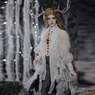 Shuga Fairy Doll BJD Rozen 1/3 Resin Doll Black Cloak Godfather Toys for Transparent Angle SD Dolls 