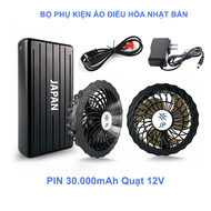 [Pin Rời] 25.000mAh30.000mAh của Áo Điều Hoà TAKI  Nhật Bản Pin Chạy 14 - 15 tiếng ở cấp quạt to nhấ