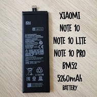 แบตเตอรี่ ORIGINAL XIAOMI NOTE 10 / NOTE 10 LITE / NOTE 10 PRO ORIGINAL BATTERY ( BM52 ) 5260mAh แบต
