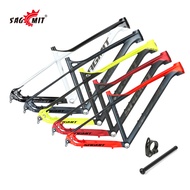 SAGMIT Bicycle Frame, Size 26/27.5 Inches, Taper 44-55mm, Disc Brake, Barrel Axle, Lightweight, Inne