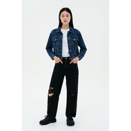 HnM loose straight high waist women's jeans