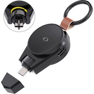 Portable Charger for Samsung Galaxy Watch 7/8, 2 in 1 USB-C Travel Charger Compatible with Galaxy Wa