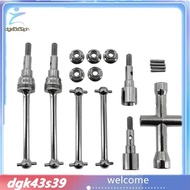 [Pretty] For 1/12 Scale RC Car Metal Upgrade Parts for SY1201/1202 1203 1204- Front Rear Drive Shaft