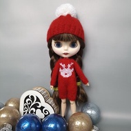 Christmas outfit for Blythe, Neo Blythe, Pullip.